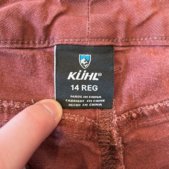 Kuhl Brooke Skinny Pants Red Currant Style# 6284 Size 14R - Picture 6 of 7